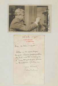 Portrett av Lawrence Alma-Tadema av English Photographer
