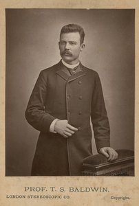 Portrett av professor Thomas Scott Baldwin av English Photographer
