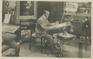 Portrett av Tom Browne av English Photographer