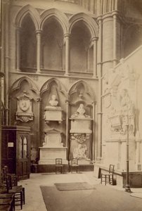 Postkort fra Westminster Abbey av English Photographer