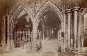 Postkort fra Westminster Abbey av English Photographer