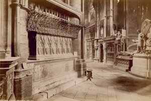 Postkort fra Westminster Abbey av English Photographer