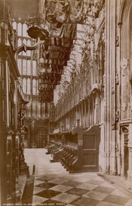 Postkort fra Westminster Abbey av English Photographer