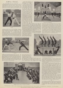 Forbereder til militærturneringen ved Hærens Gymnastikskole, Aldershot