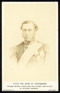 Prins Alfred, hertug av Edinburgh av English Photographer