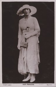Prinsesse Mary (s/hvitt bilde) av English Photographer