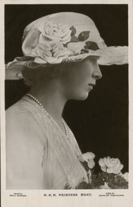 Prinsesse Mary (s/hvitt bilde) av English Photographer