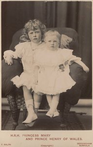 Prinsesse Mary og prins Henry av Wales av English Photographer