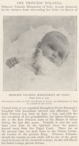 Prinsesse Yolanda Marguerite av Italia, født 1. juni 1901 av English Photographer