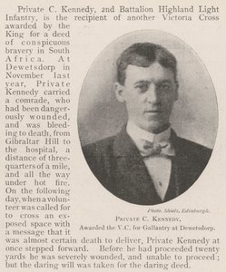 Menig C Kennedy, tildelt VC for gallanteri i Dewetsdorp av English Photographer