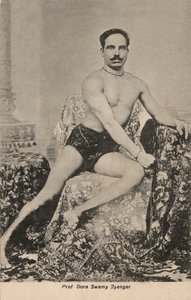 Professor Dora Swamy Iyengar (s/hvitt bilde) av English Photographer
