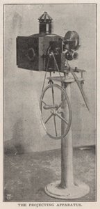 Projeksjonsapparat brukt av RW Paul, oppfinneren av Kinetoscope av English Photographer