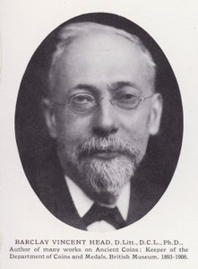 Prominent Men of London: Barclay Vincent Head (s/hv-bilde) av English Photographer