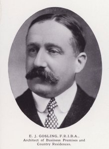 Prominent Men of London: EJ Gosling (s/hv-bilde) av English Photographer