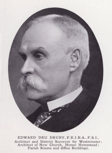 Prominent Men of London: Edward Dru Drury (s/hv-bilde) av English Photographer