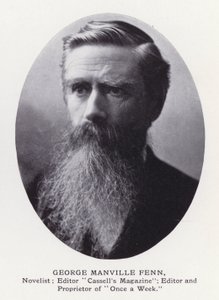 Prominente menn fra London: George Manville Fenn (s/hvitt-bilde) av English Photographer