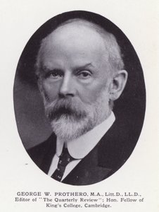 Prominent Men of London: George W Prothero (s/hv-bilde) av English Photographer