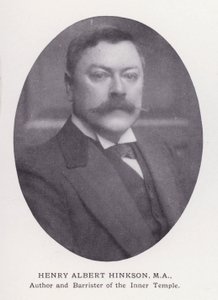 Prominente menn fra London: Henry Albert Hinkson (s/hvitt-bilde) av English Photographer