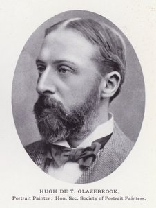 Prominent Men of London: Hugh De T Glazebrook (s/hv-bilde) av English Photographer