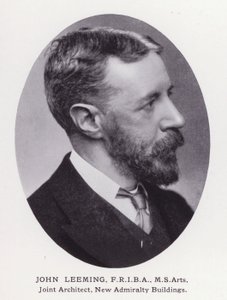 Prominent Men of London: John Leeming (s/hv-bilde) av English Photographer