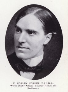 Prominent Men of London: P Morley Horder (s/hv-bilde) av English Photographer