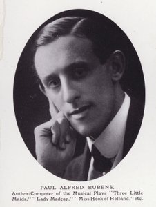Prominent Men of London: Paul Alfred Rubens (s/hv-bilde) av English Photographer