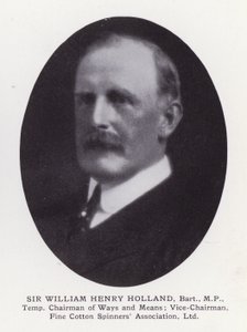 Prominente menn fra London: Sir William Henry Holland (s/hvitt-bilde) av English Photographer