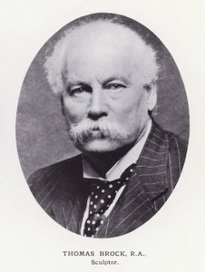 Prominent Men of London: Thomas Brock (s/hv-bilde) av English Photographer