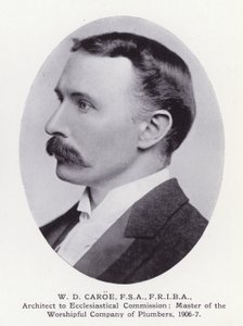 Prominent Men of London: WD Caroe (s/hv-bilde) av English Photographer