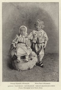Dronning Victorias rumenske oldebarn av English Photographer