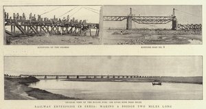 Railway Enterprise i India, gjør en bro to mil lang av English Photographer