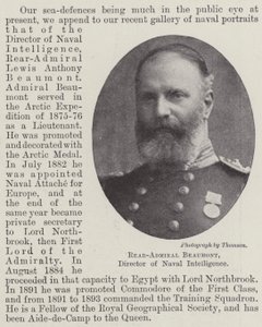 Kontreadmiral, Beaumont, direktør for Naval Intelligence av English Photographer