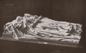Liggende figurer av dronning Victoria og prinsgemalen i Frogmore-mausoleet av English Photographer