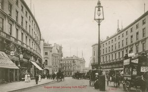 Regent Street, London, som viser Cafe Royal av English Photographer