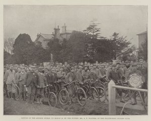 Return of the Anchor Shield, 23. mars, av vinneren, Mr A E Walters, fra Polytechnic Cycling Club av English Photographer