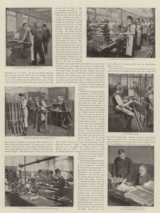 Rifle Making for den britiske hæren av English Photographer