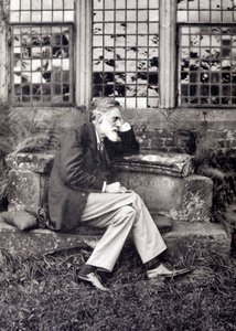 Robert Bridges , engelsk poet (s/hvitt bilde) av English Photographer