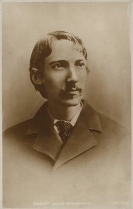 Robert Louis Stevenson (1850-1894), skotsk romanforfatter, poet og reiseskribent av English Photographer