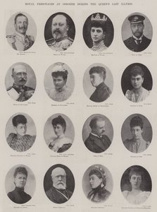 Royal Personages på Osborne under Queens Last Illness