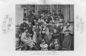 Kongelig gruppe ved Palais Edinburgh, Coburg