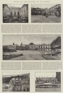 Ruinene av Palace of St Cloud