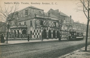 Sadlers Wells Theatre, Rosebery Avenue, London av English Photographer