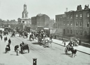 Saint Marks, Clapham Road: ved Kennington Road, 1894 av English Photographer