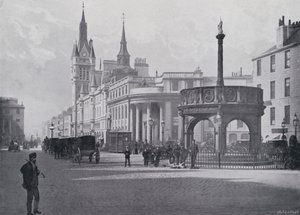 Skottland: Aberdeen, Market Cross og kommunale bygninger (s/hvitt-bilde) av English Photographer