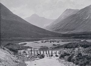 Skottland: Glen Sannox, Isle of Arran (s/hvitt-bilde) av English Photographer