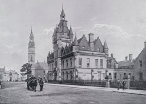 Skottland: Greenock, Court House (s/hv-bilde) av English Photographer