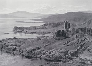 Skottland: Gylen Castle, Island of Kerrera (s/hvitt bilde) av English Photographer