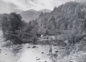 Skottland: In the Trossachs Glen (s/hv-bilde) av English Photographer