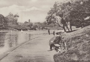 Sefton Park, Liverpool (s/hvitt bilde) av English Photographer