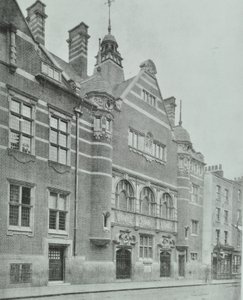 Shoreditch Public Baths: eksteriør, 1898 av English Photographer